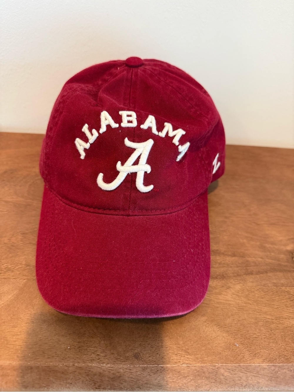 Zephyr Alabama Crimson and White Embroidered Baseball Cap